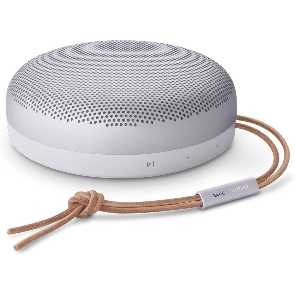 imageBang ampamp Olufsen Beosound A1 2nd Generation Wireless Portable Waterproof Bluetooth Speaker with Microphone Grey Mist Renewed PremiumNordic Ice