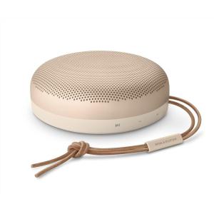 Bang & Olufsen Beosound A1 (2nd Generation) Wireless Portable Waterproof Bluetooth Speaker with Microphone, Grey Mist (Renewed Premium)(Gold Tone)