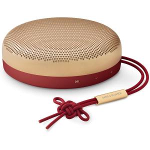 Bang & Olufsen Beosound A1 (2nd Generation) Wireless Portable Waterproof Bluetooth Speaker with Microphone, Grey Mist(Lunar Red)