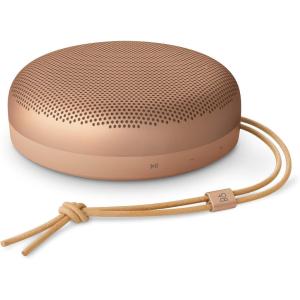 Bang & Olufsen Beosound A1 3rd Gen Portable Waterproof Bluetooth Speaker with 3 Microphones, Cradle to Cradle (C2C) Certified, Eucalyptus Green(Honey Tone)