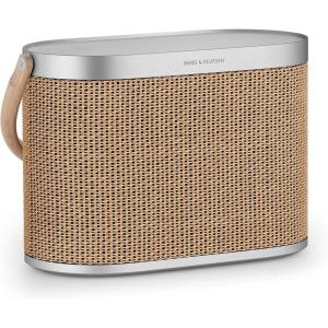 Bang & Olufsen Beosound A5 – Portable Bluetooth Speaker with Wi-Fi Connection, Carry-Strap, Oak(Nordic Weave)