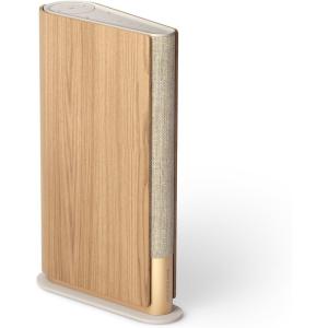 Bang & Olufsen Beosound Emerge Bookshelf Wi-Fi Speaker, Gold Tone/Light Oak(Gold Tone)